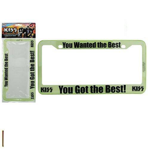 KISS You Wanted the Best You Got the Best License Plate Frame - Just $6.66! Shop now at Retro Gaming of Denver