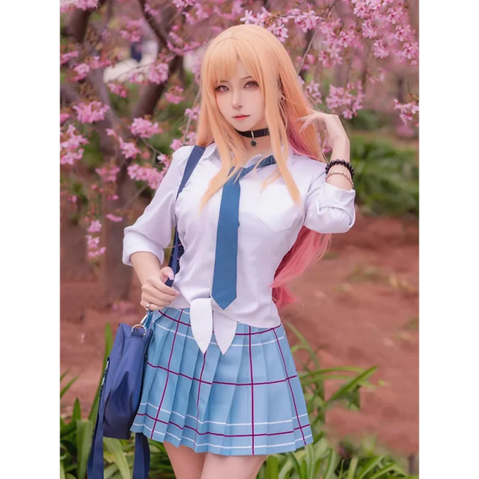 Kitagawa Marin School Uniform Cosplay – My Dress-Up Darling Set for Women - for just $66.99! 