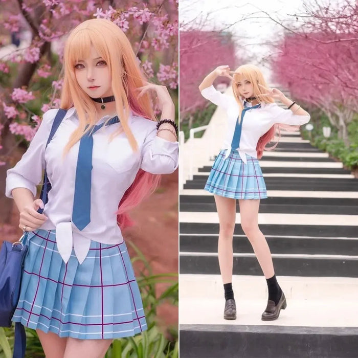 Kitagawa Marin School Uniform Cosplay – My Dress-Up Darling Set for Women - for just $66.99! 