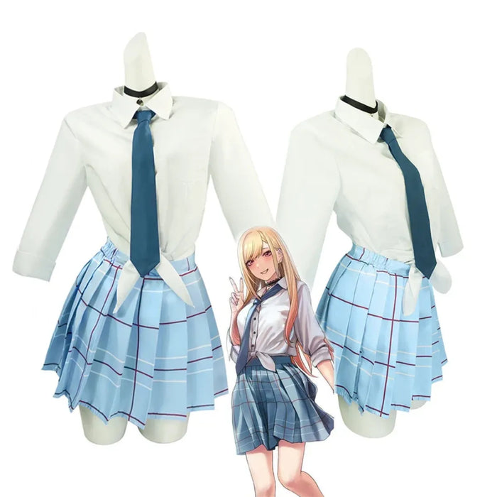 Kitagawa Marin School Uniform Cosplay – My Dress-Up Darling Set for Women - for just $66.99! 