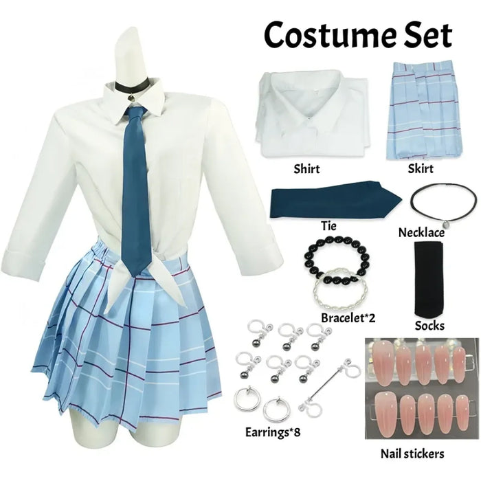 Kitagawa Marin School Uniform Cosplay – My Dress-Up Darling Set for Women - for just $66.99! 