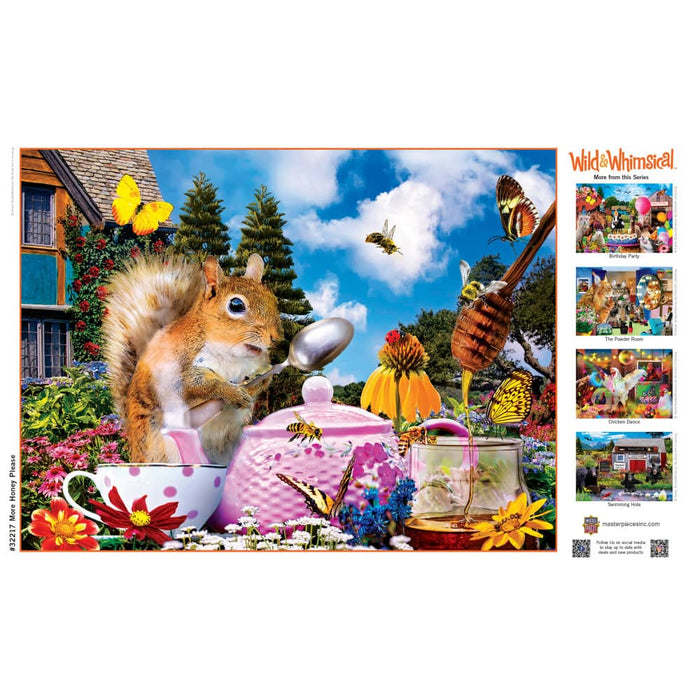 Wild & Whimsical - More Honey Please 300 Piece EZ Grip Jigsaw Puzzle - for just $14.99! 