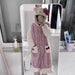 Hello Kitty Kawaii Bow Furry Pajamas - Sweet Long Anime Plush Loungewear - for just $86.95! 