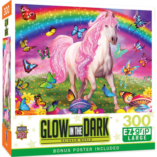 Glow in the Dark - Rainbow World 300 Piece EZ Grip Jigsaw Puzzle - Just $14.99! Shop now at Retro Gaming of Denver