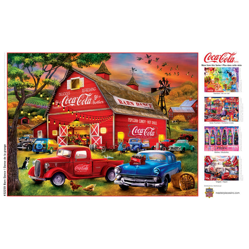 Coca-Cola - Barn Dance 300 Piece EZ Grip Jigsaw Puzzle - Just $14.99! Shop now at Retro Gaming of Denver