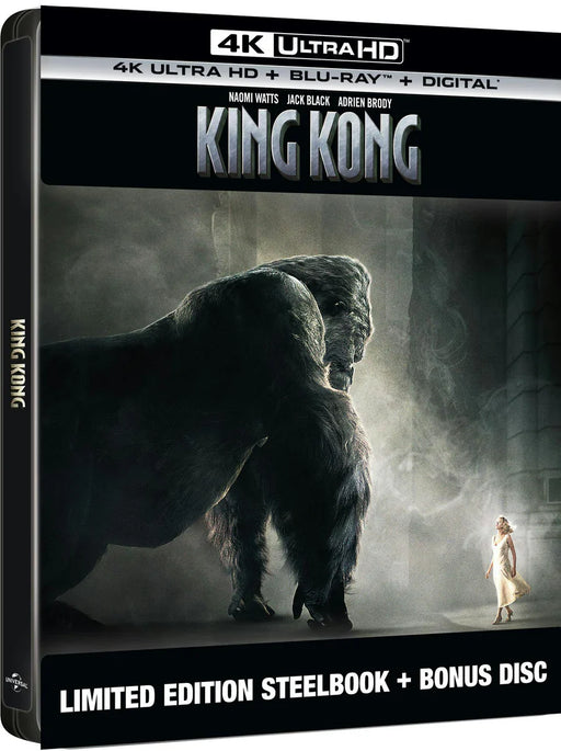 King Kong (2005) - Limited Edition Steelbook (4K Ultra HD + Blu-ray + Digital) - for just $39.99! 