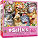 Selfies - Purrfect Portraits 500 Piece Jigsaw Puzzle - Just $14.99! Shop now at Retro Gaming of Denver