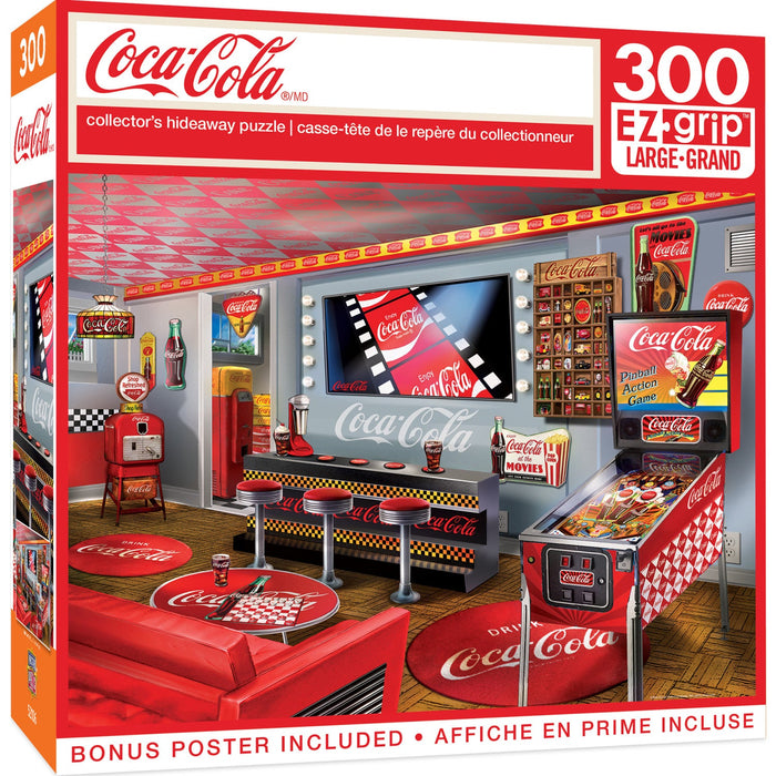 Coca-Cola - Collector's Hideaway 300 Piece EZ Grip Jigsaw Puzzle - Just $14.99! Shop now at Retro Gaming of Denver