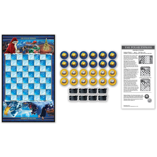 The Polar Express Checkers Board Game - for just $14.99! 