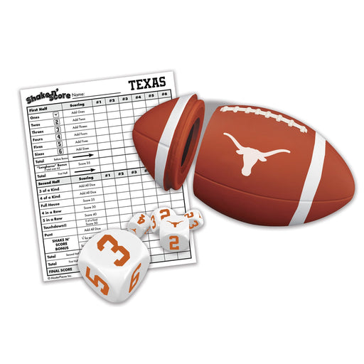 Texas Longhorns Shake n' Score - Premium Dice Games - Just $19.99! Shop now at Retro Gaming of Denver