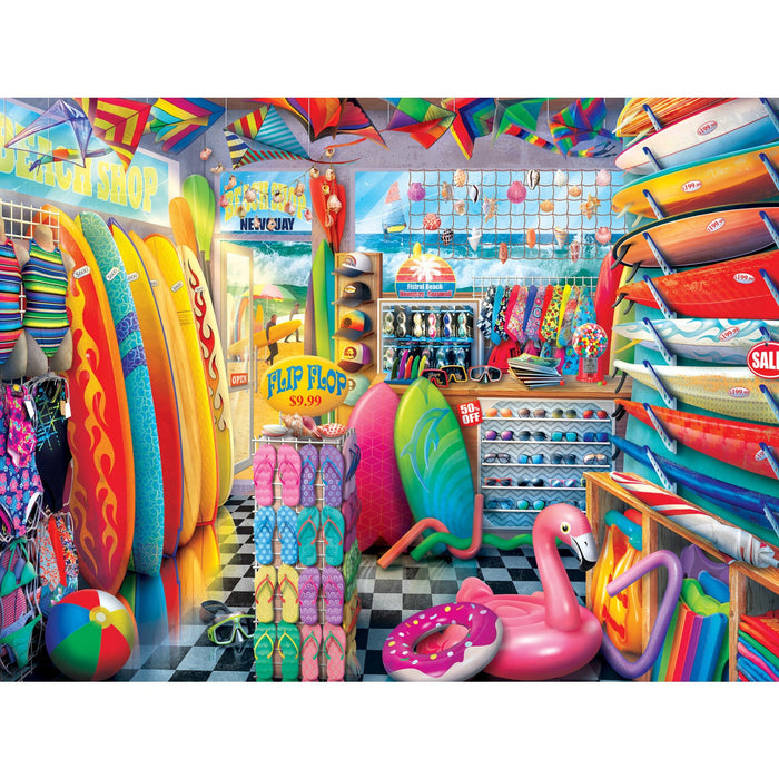 Shopkeepers - Beach Side Gear 750 Piece Jigsaw Puzzle - Just $14.99! Shop now at Retro Gaming of Denver