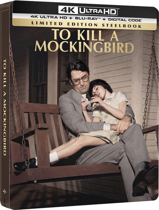To Kill a Mockingbird  - Limited Edition Steelbook (4K Ultra HD + Blu-ray + Digital) - for just $37.99! 