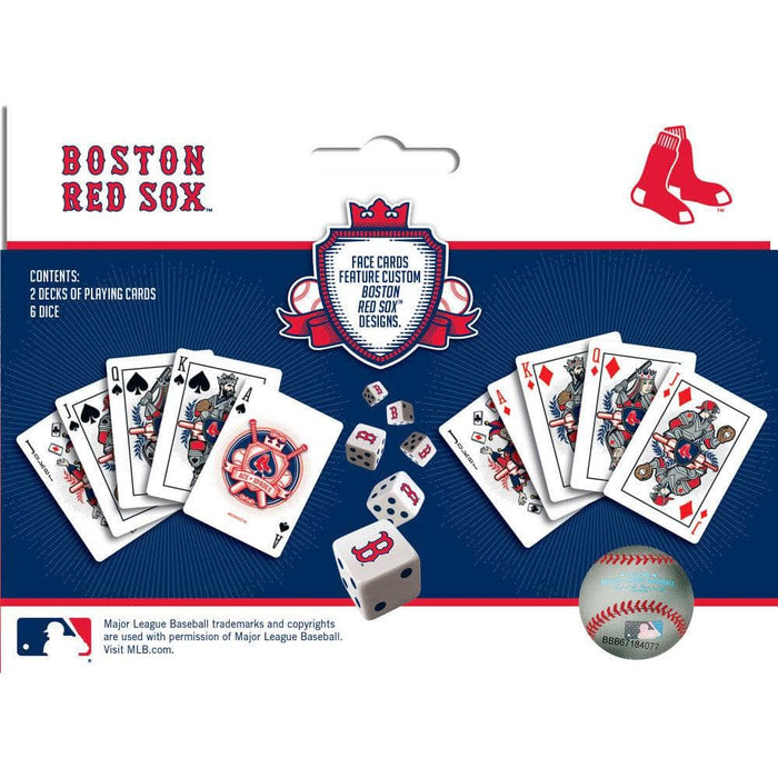 Boston Red Sox - 2-Pack Playing Cards & Dice Set - for just $19.99! 