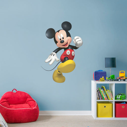 Mickey Mouse - Officially Licensed Disney Removable Wall Decal - Premium Vinyl Die-Cut Character - Just $69.99! Shop now at Retro Gaming of Denver