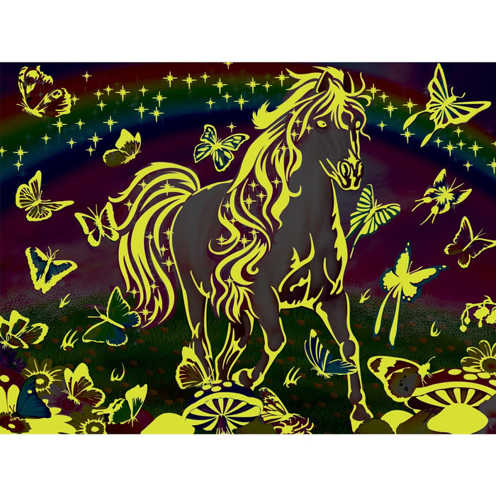 Glow in the Dark - Rainbow World 300 Piece EZ Grip Jigsaw Puzzle - for just $14.99! 