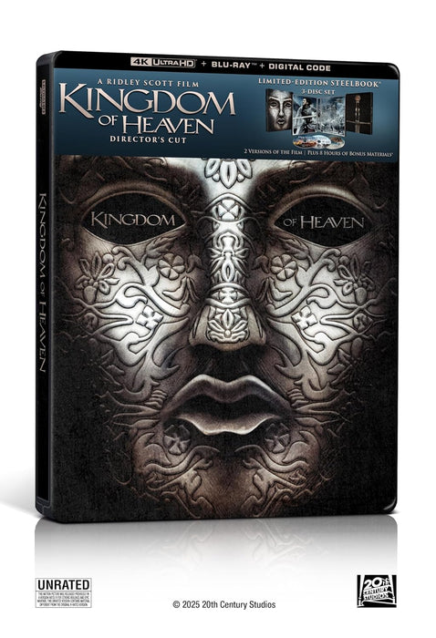 Kingdom Of Heaven - Limited Edition Steelbook (4K Ultra HD + Blu-ray + Digital) - for just $41.99! 