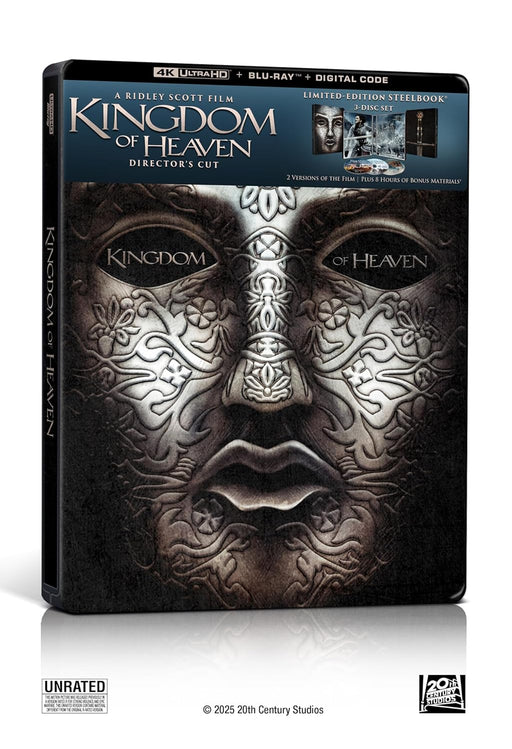 Kingdom Of Heaven - Limited Edition Steelbook (4K Ultra HD + Blu-ray + Digital) - for just $42.99! 