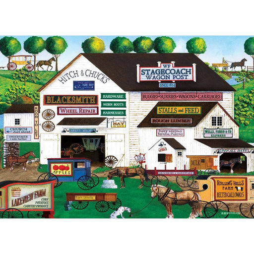 Americana - Free Wheeling 500 Piece EZ Grip Jigsaw Puzzle - for just $14.99! 