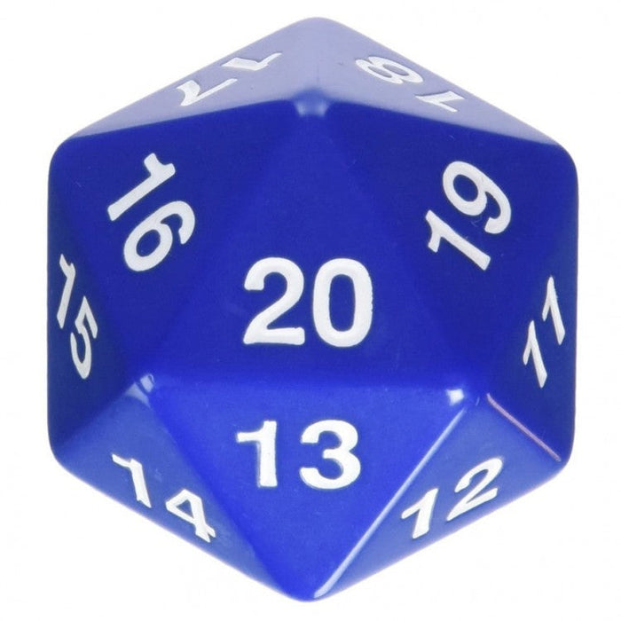 55mm D20 (Blue w/ white) Spin-Down Die - Just $18.99! Shop now at Retro Gaming of Denver