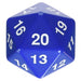 55mm D20 (Blue w/ white) Spin-Down Die - Just $18.99! Shop now at Retro Gaming of Denver