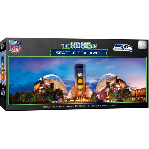 Seattle Seahawks - Stadium View 1000 Piece Panoramic Jigsaw Puzzle - Just $19.99! Shop now at Retro Gaming of Denver