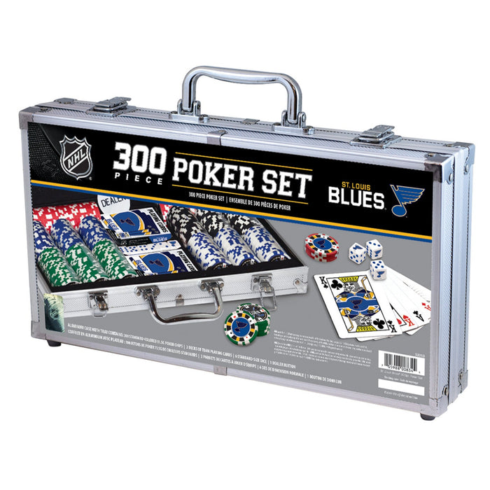 St. Louis Blues 300 Piece Poker Set - Just $124.99! Shop now at Retro Gaming of Denver