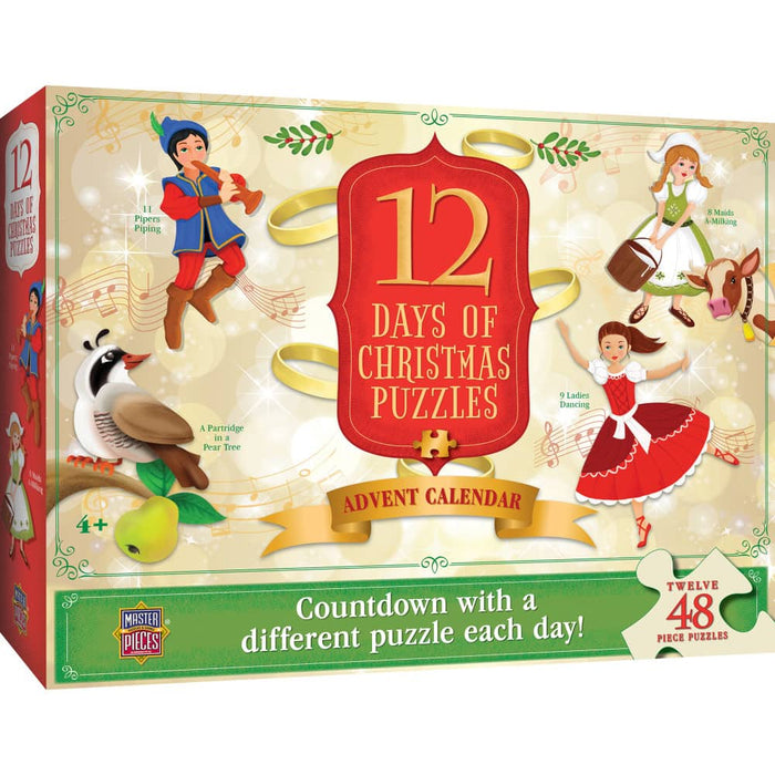 12 Days of Christmas Jigsaw Puzzles - Advent Calendar - for just $24.99! 