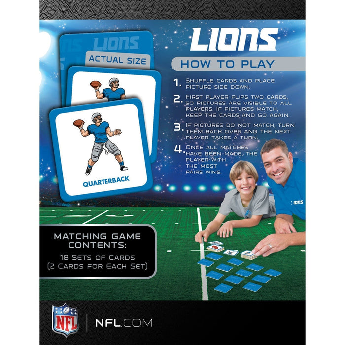 Detroit Lions Matching Game - for just $12.99! 