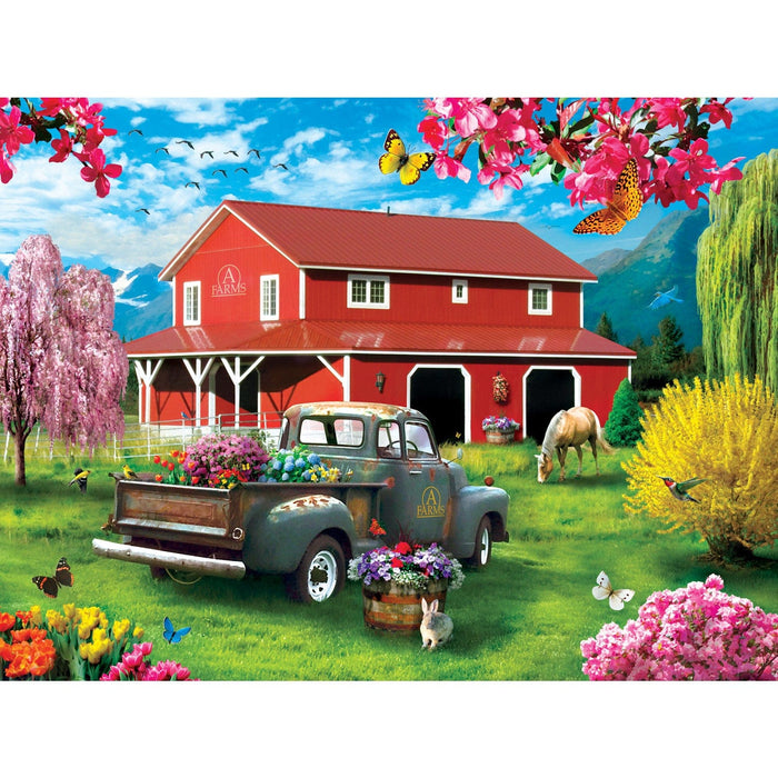 Lazy Days - A Farm's Alive 750 Piece Jigsaw Puzzle - for just $14.99! 