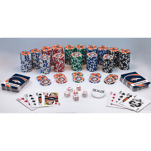 Denver Broncos 300 Piece Poker Set - Just $124.99! Shop now at Retro Gaming of Denver