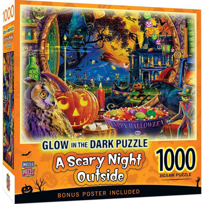 Glow in the Dark - A Scary Night Outside 1000 Piece Jigsaw Puzzle - for just $16.99! 