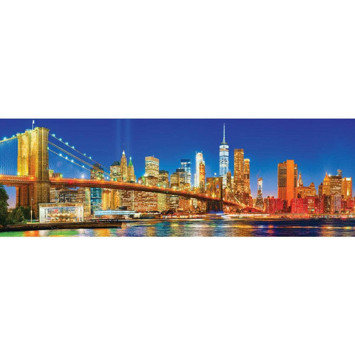 Brooklyn Bridge, New York City 1000 Piece Panoramic Jigsaw Puzzle - for just $19.99! 