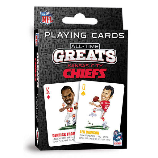 Kansas City Chiefs All-Time Greats Playing Cards - 54 Card Deck - for just $9.99! 