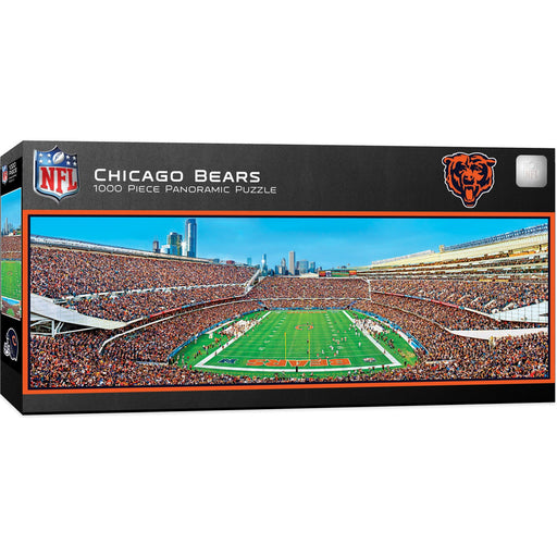 Chicago Bears - 1000 Piece Panoramic Jigsaw Puzzle - End View - Just $19.99! Shop now at Retro Gaming of Denver