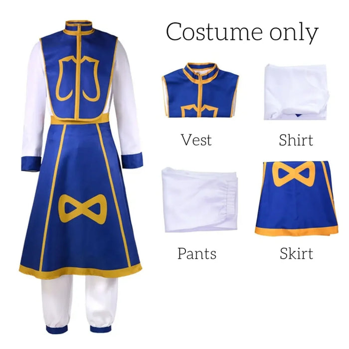 Kurapika Cosplay Costume – Hunter x Hunter Outfit with Wig & Chains - for just $41.95! 