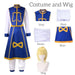 Kurapika Cosplay Costume – Hunter x Hunter Outfit with Wig & Chains - for just $41.95! 
