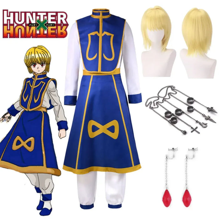 Kurapika Cosplay Costume – Hunter x Hunter Outfit with Wig & Chains - for just $41.95! 