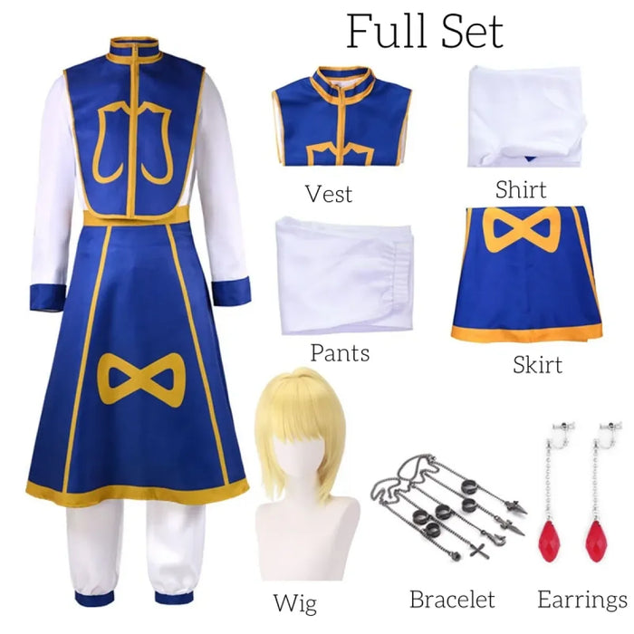 Kurapika Cosplay Costume – Hunter x Hunter Outfit with Wig & Chains - for just $41.95! 