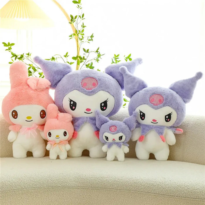 55cm Kawaii My Melody & Kuromi Plush Dolls – Sanrio Stuffed Toy Gift - for just $22.95! 