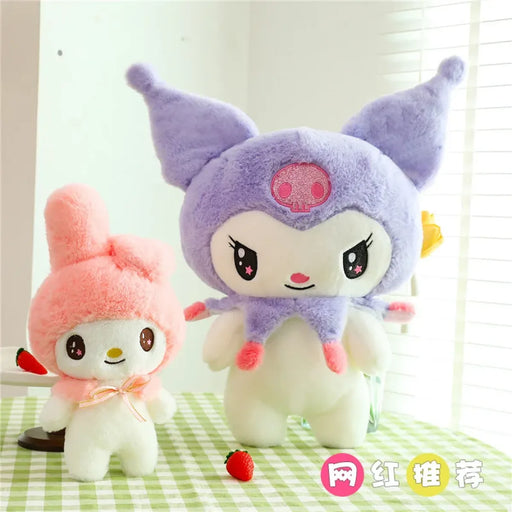 55cm Kawaii My Melody & Kuromi Plush Dolls – Sanrio Stuffed Toy Gift - for just $22.95! 