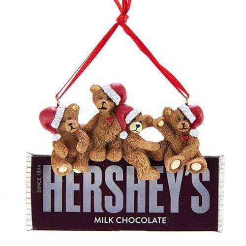 Kurt Adler - Bears on Hershey's Chocolate 3-Inch Ornament - Just $11.46! Shop now at Retro Gaming of Denver