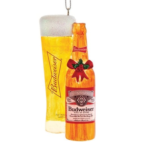 Kurt Adler - Budweiser Beer Ornament - Choose your Style - Just $6.99! Shop now at Retro Gaming of Denver