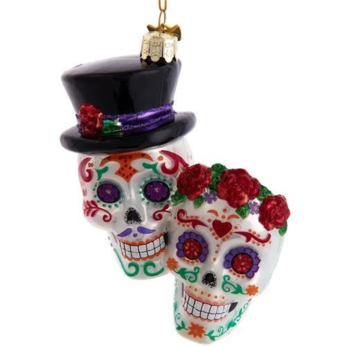 Kurt Adler - Day of the Dead Couple 4 1/4-Inch Noble Gems Ornament - for just $20.99! 