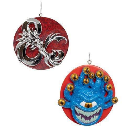 Kurt Adler - Dungeons & Dragons Logo and Beholder 3-Inch Resin Ornament 2-Pack Set - Just $23.72! Shop now at Retro Gaming of Denver