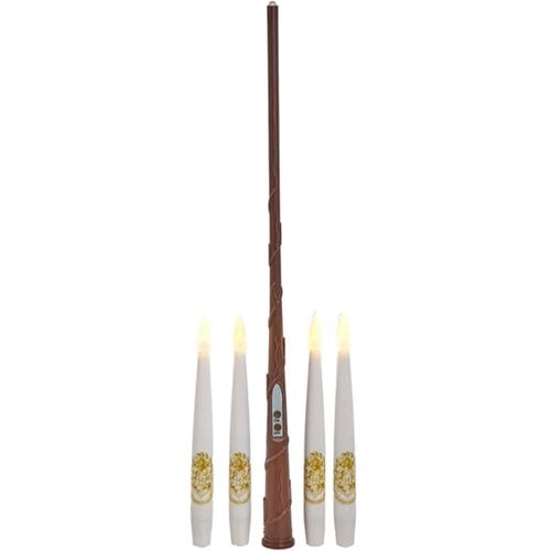 Kurt Adler - Harry Potter LED Floating Candles with Wand Remote 11-Piece Ornament Set - for just $63.67! 