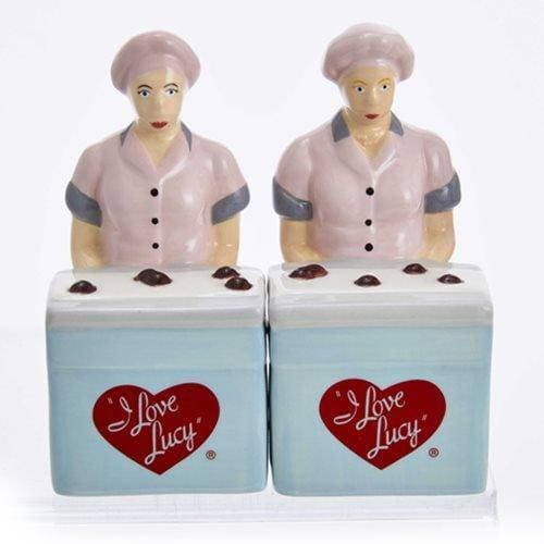 Kurt Adler - I Love Lucy Chocolate Factory Salt and Pepper Shaker Set - Just $16.40! Shop now at Retro Gaming of Denver