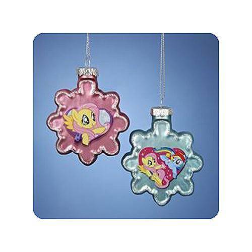 Kurt Adler - My little Pony 2 1/2-Inch Snowflake Holiday Ornament pair - Just $22! Shop now at Retro Gaming of Denver