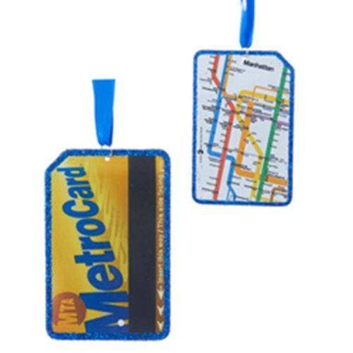 Kurt Adler - New York City Subway MetroCard 3 1/2-Inch Ornament - Just $9.96! Shop now at Retro Gaming of Denver