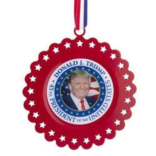 Kurt Adler - President Trump 3 1/2" Metal Ornament - Just $22! Shop now at Retro Gaming of Denver