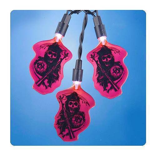 Kurt Adler - Sons of Anarchy Grim Reaper Red Christmas Lights - Just $21.60! Shop now at Retro Gaming of Denver